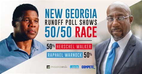 Ga Senate Run Off Poll Analysis A 5050 Race With Challenges For Warnock