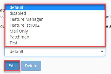 How To Edit An Existing Feature List In Whm Eukhost