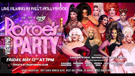 Live From Heart WeHo Roscoe S RuPaul S Drag Race All Stars 8 Viewing