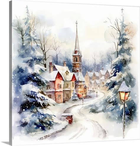 Christmas Church Bells Wall Art, Canvas Prints, Framed Prints, Wall ...