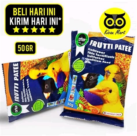 Frutti Patte Pakan Campuran Kenari Egg Food Fruti Pate Frutypate Patee