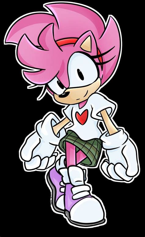 Classic Amy Rose By Lunatanuki On Deviantart Amy Rose Sonic Fan Art My XXX Hot Girl