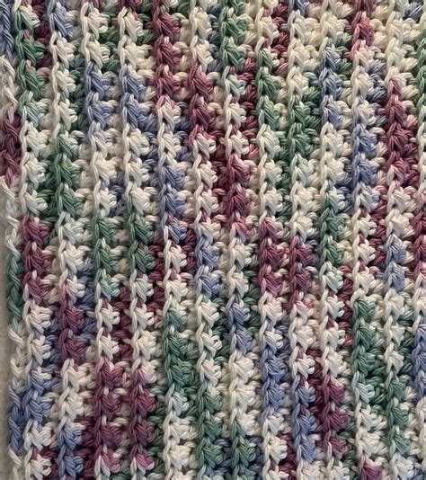 Crochet Hot Pad Potholder Double Thick Large Rectangular Etsy