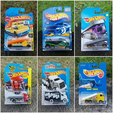 Jual Hot Wheels Pengangkut Mobil Hot Wheels Back Slider Truk Truck Muatan Mobil Raijin Express