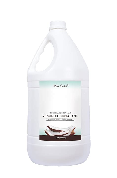 Maxcare Virgin Coconut Oil Cold Pressed 5l Can Grocery And Gourmet Foods