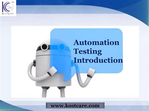 Automation Testing Importance Benefits Automation Testing Tools Ppt