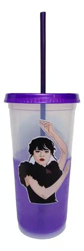 5 Vasos Mágico De Merlina Cambia De Color Vaso De Personaje Meses Sin