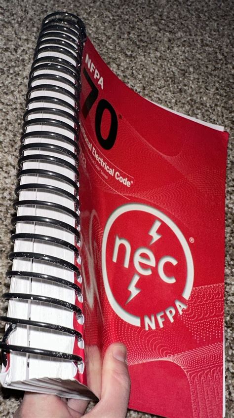 Nfpa National Electrical Code Nec Index Tabs Edition Spiral New