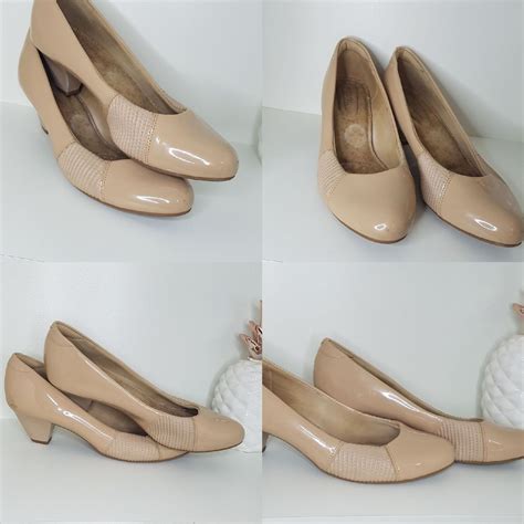 Sapato Salto Baixo Nude Sapato Feminino Modare Usado 62399271 Enjoei