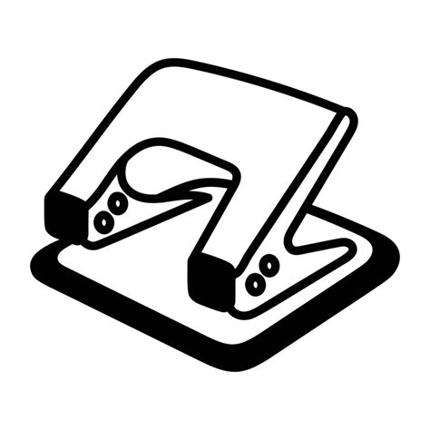 Trendy Hole Puncher 20697825 Vector Art At Vecteezy