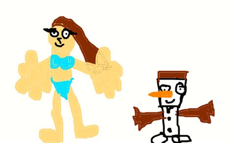 Josh In Bikini As Elsa With Silv As Olaf 2 By Flyscratch On DeviantArt