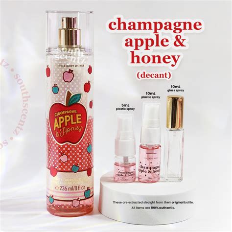 Champagne Apple Honey Bath And Body Works Body Mist BBW Decant 5mL