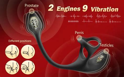 Zenith Spherical Vibrating Anal Plug With Penis Rings Exploring