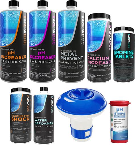 Amazon The Inflatable Hot Tub Chemical Kit Introducing Aquadoc