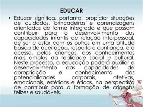 Fundamentos Teóricos E Metodológicos Da Educação Infantil Ppt