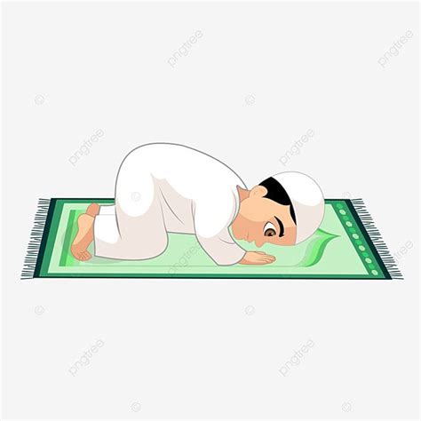 Salah Steps White Transparent Step By Step Muslim Prayer Guide Steps Of