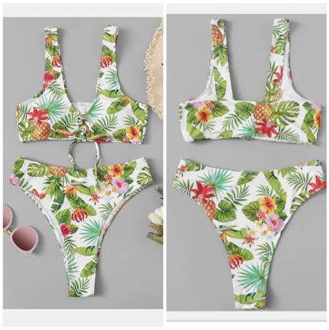 Swim Tropical Pineapple Two Piece Bikini Swimsuit Poshmark