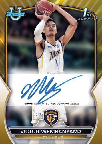 2022 23 Bowman University Chrome Basketball Checklist Set Info