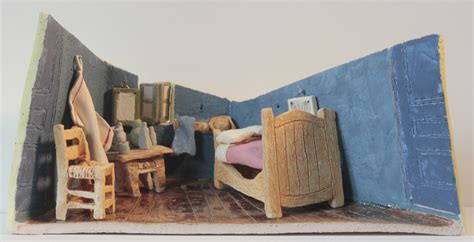 Janice Archer Van Goghs Bedroom 2019 Ceramics 6″ X 14″ X 6″ Art