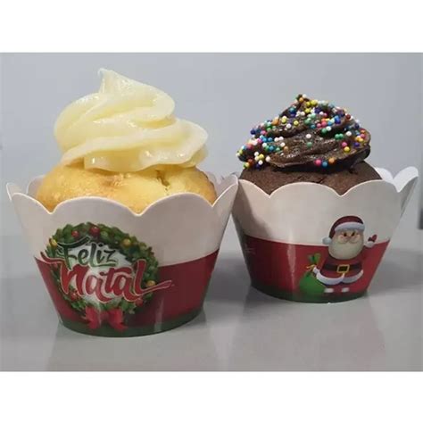 Saias Para Cupcake Feliz Natal Nc Toys Lupel