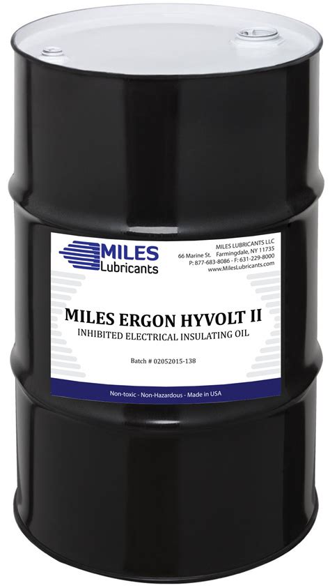 Ergon Hyvolt Ii Inhibited Electrical Insulating Oil Gal Drum