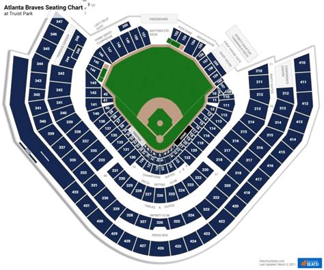 Atlanta Braves Seating Chart With Rows Cabinets Matttroy