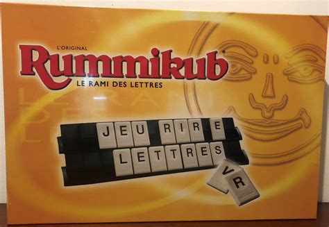 Rummikub Le Rami Des Lettres L Original De Chez Hasbro Boite Neuve