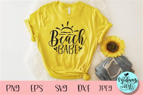 Beach Babe Svg Summer Svg Graphic By Midmagart · Creative Fabrica