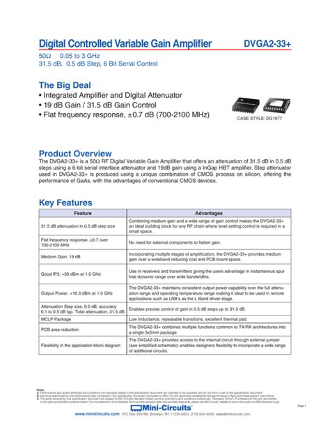 Digital Controlled Variable Gain Amplifier