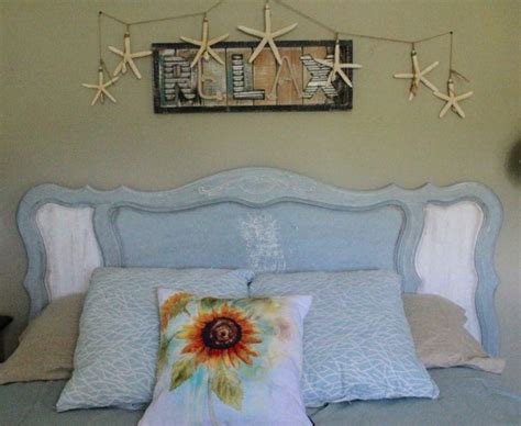 How To Create A Diy Coastal Headboard Makeover With Saltwash