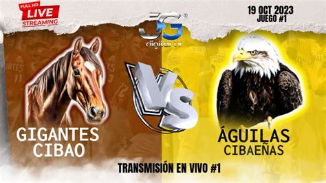 En Vivo Aguilas Cibae As Vs Gigantes Del Cibao Juego Lidom