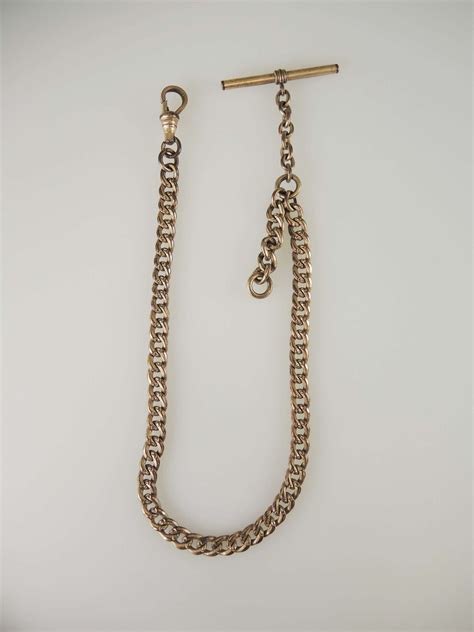 Victorian Pocket Watch Chain C1890 In Antique Pocket Watch Chains