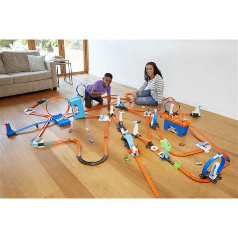 Ripley PISTA DE JUGUETE HOT WHEELS TRACK BUILDER CAJA DE ACROBACIAS FLK