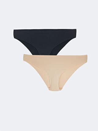 Pembe Düz Bikini Külot li Paket S Z D P LCW