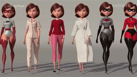 Elastigirl Walking In Her Outfits By Galvatronusprime12 On Deviantart