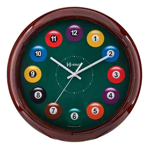 Reloj de pared analógico Herweg 660133 relógio parede sala de jogos con