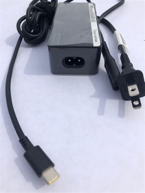 Lenovo W Usb Type C Ac Adapter X M With Prong Power Cord