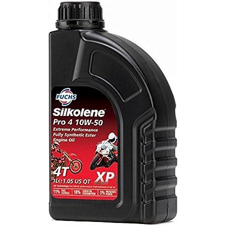 Fuchs Motoröl Silkolene Pro 4 10W 50 XP 1 Liter 4T Motoröl Amazon