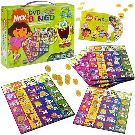 Nickelodeon Dvd Bingo Game Entertainment Earth
