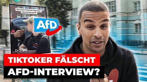 Tiktoker F Lscht Afd Interview Youtube