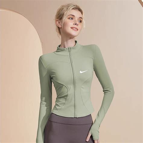 Пальто Nike, На любой сезон, размер 44, цвет зеленый, Хлопок - купить ...