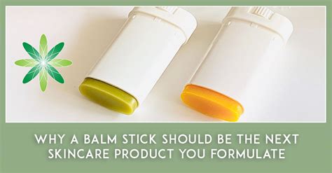 Formulate A Green Tea And Cocoa Body Balm Stick Formula Botanica