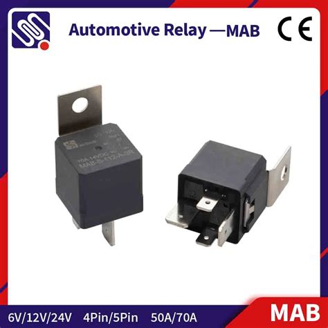 Meishuo Mab Auto Relays Mini Relay With Normally Closed V Pin