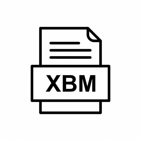 Xbm, file, format icon - Download on Iconfinder