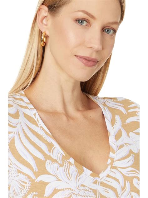 Lilly Pulitzer Kat Kitten Heel Nude FREE SHIPPING Zappos