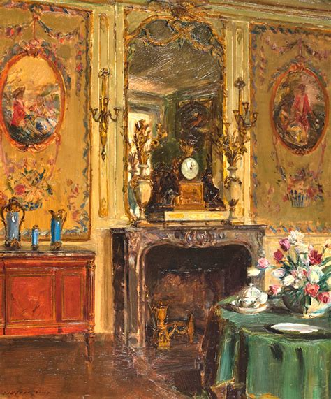 Jigsaw Puzzle Pieces Walter Gay American Interior