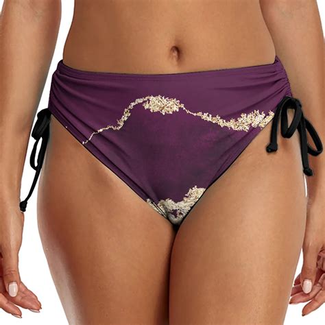 Idall Swim Trunks Womens Swim Shorts Women Sports Casual Fashion Printed Bikini Bottom With