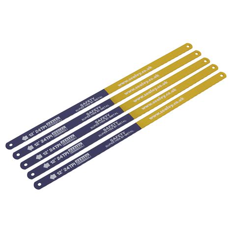 Hacksaw Blade 300mm HSS Bi Metal 24tpi Pack Of 5 HSB0524 Sealey