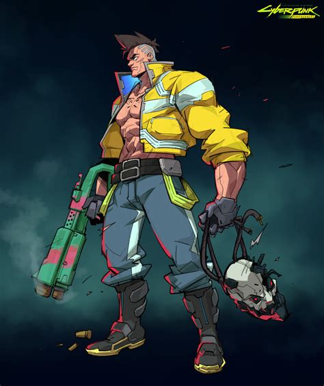 Artstation Cyberpunk Edgerunners David 佐罗超人 Cyberpunk Anime