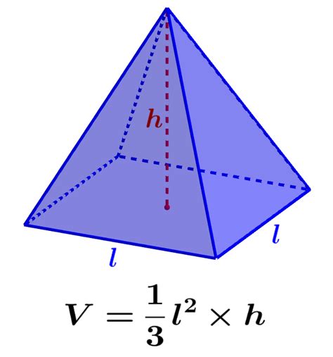 Como Calcular O Volume De Uma Piramide Quadrangular Regular Printable